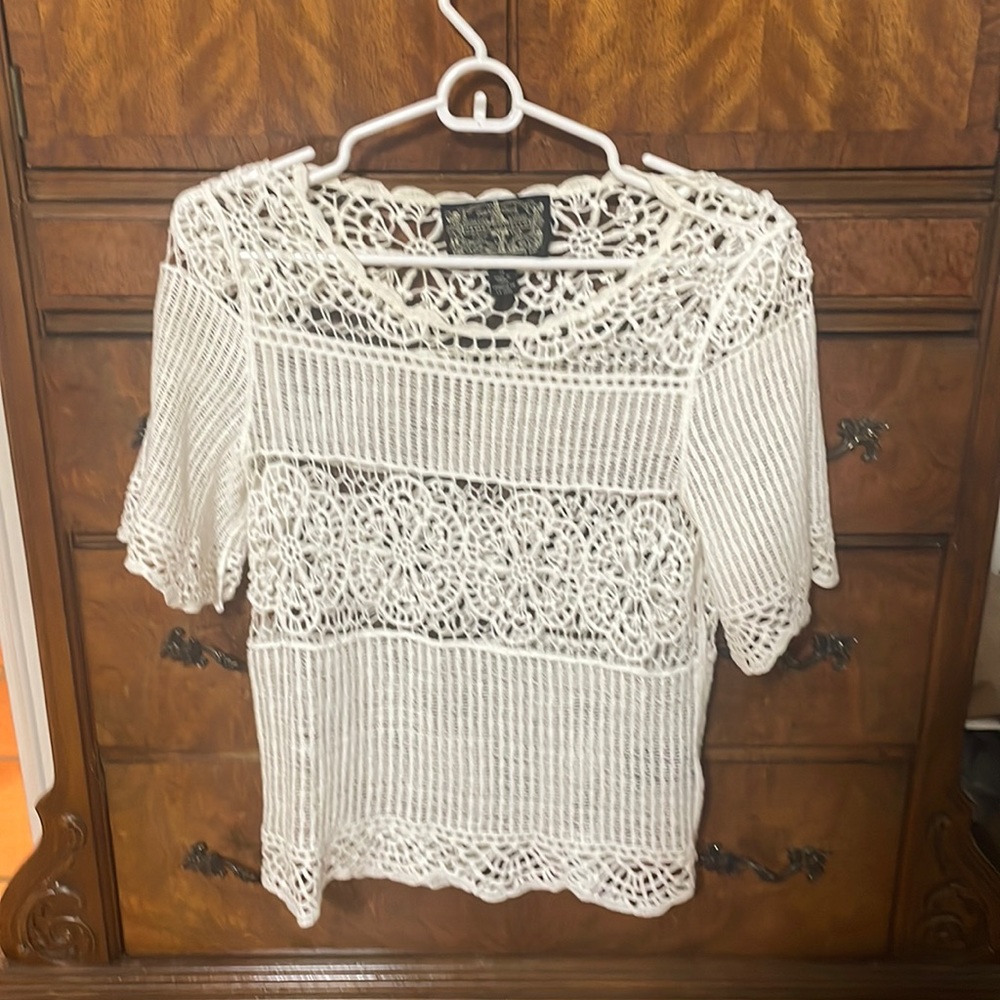 Anthropologie James Coviello lace top